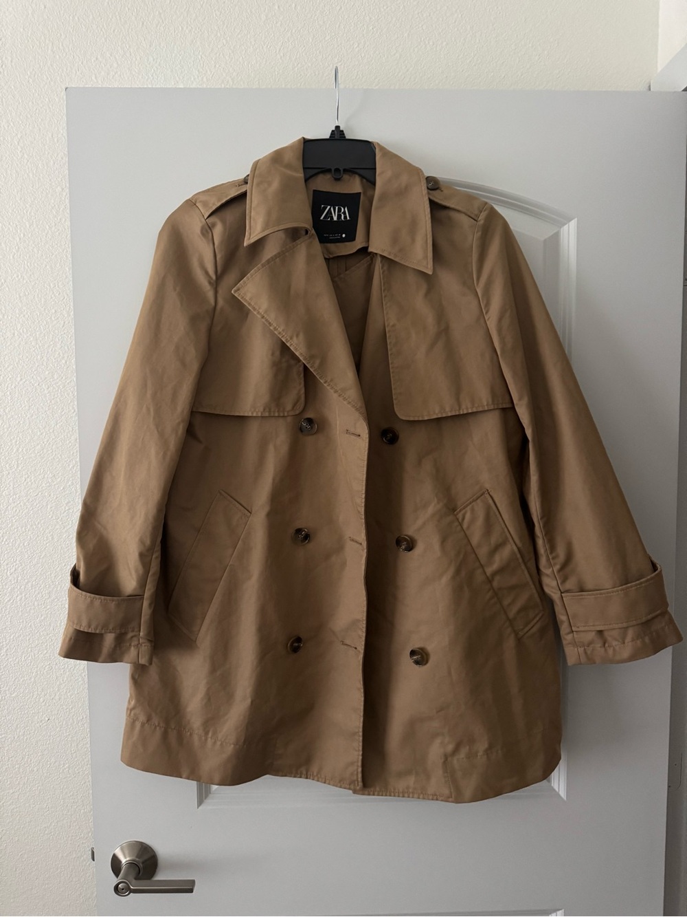 ZARA TRENCH COAT SIZE S